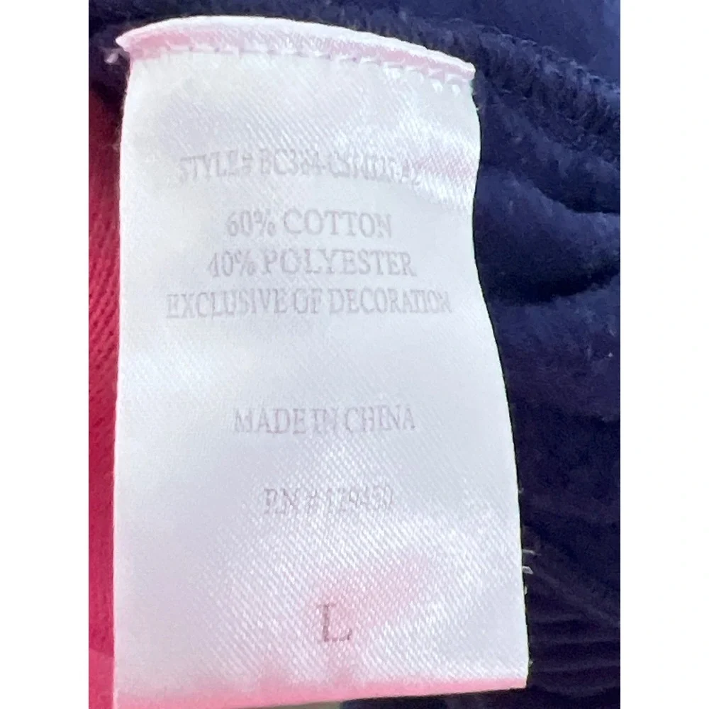 Kut from the Kloth KUT/SO Navy Blue Cozy Fleece Boyfriend Fit Sweatpants L Loung - Picture 7 of 9